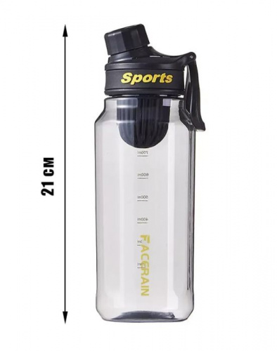 Бутылка для воды 750 мл Fuxing Sports прозрачная 996082 фото 2