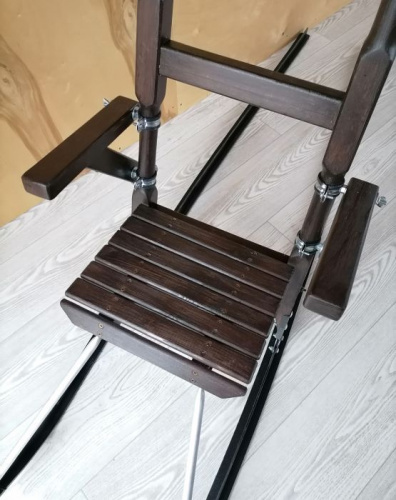 Сани Финские взрослые "Морозко" с насадками и подлокотниками 996655 фото 5