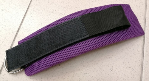 Лямка-манжет на ноги 1 шт ткань (липучка) Фиолетовый F156 фото 4