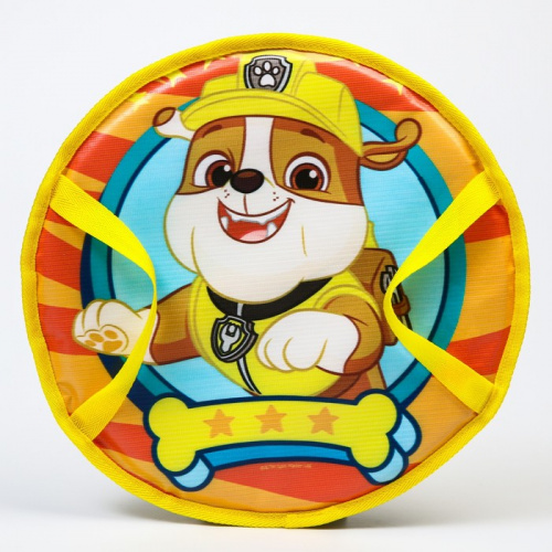 Санки-ледянки Сидушка мягкая "Щенячий патруль" 35 см желтая 7044713