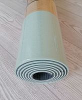 Коврик для йоги 0,6х61х183 см мятно-серый TPE Yoga mat 00756-49