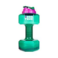 Бутылка для воды 2200 мл ГАНТЕЛЬ зеленый ITB951-2200 Irontrue