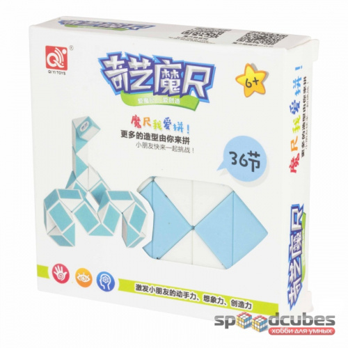 Кубик Рубика Змейка 36 звеньев микс QiYi blocks 998720 фото 4