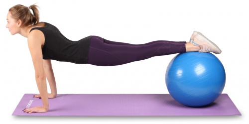 Мяч фитнес 65 см синий с насосом IN002 Indigo 25312 фото 2