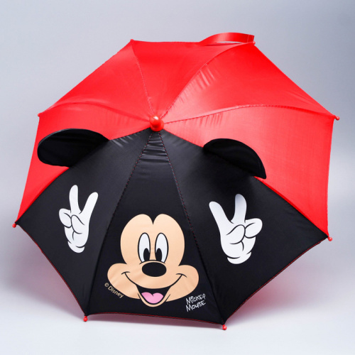 Зонт детский "Mickey Mouse. Микки Маус" 52 см с ушками 1670941