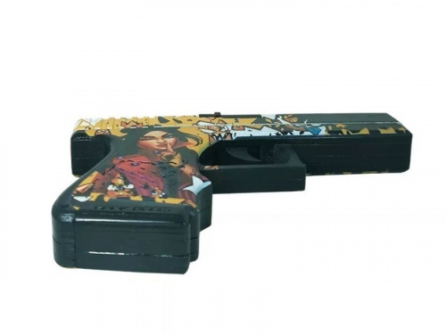 Макет Пистолета фанера Glock (Глок) Королева пуль Pulse queen CS GO 0143 998536 фото 3