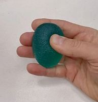 Эспандер кистевой шар (яйцо) нагрузка 20 кг бирюзовый 995507