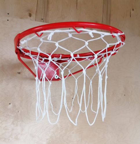 Кольцо баскетбольное №7 с сеткой d-45 см, вес-4 кг, антивандальное 998630 фото 3