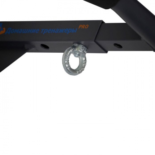 Турник наддверный 3 хвата наклонные ручки ДТ (графит) 998267 фото 4