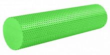 Ролик массажный для йоги 60*15 см салатовый цельный 1522 EasyFit