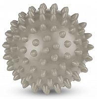 Мяч массажный 09 см (шарик) твердый серый 6992-2 25871