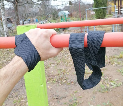 Лямки для турника 40 мм, разм 70, кольцо Мёбиуса (2 шт) 998125 фото 4