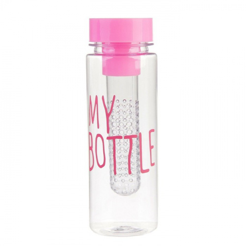 Бутылка для воды 500 мл розовый "My bottle" 2581922 фото 5