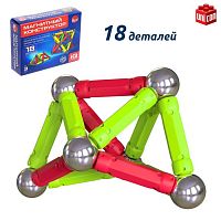 Конструктор магнитный 18 деталей 12х9 см SL-7548A 1371058