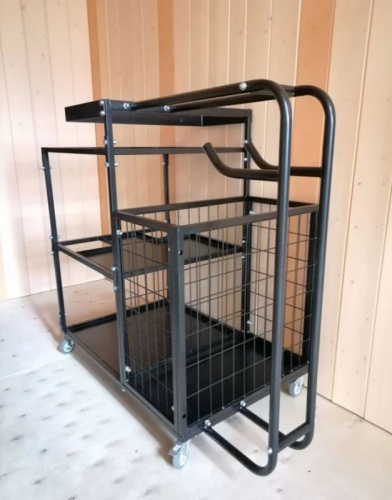 Тележка для спортинвентаря (металл) 127x65x110 см.995324 фото 2