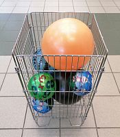 Корзина для хранения мячей, медболов и спортинвентаря 78,5х40х40 см 996280