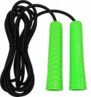 Скакалка 3 м резиновый шнур зеленый d-0,5 cм Fortius F210401-3LG Ил18