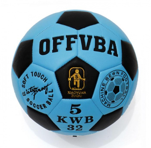 Мяч футбольный №5 OFFVBA черно-синий 03881