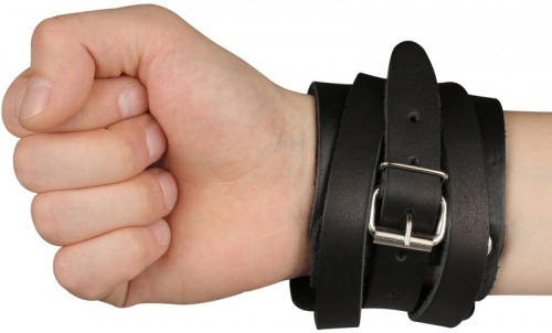 Напульсник кожа 1 шт пряжка 10х7 см НК20 20541 фото 2