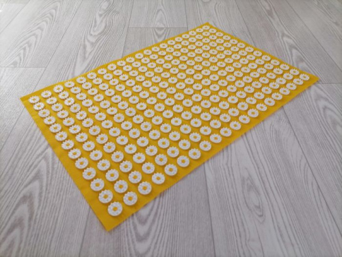 Аппликатор игольчатый (коврик) 410х630 мм желтый 998308 фото 3