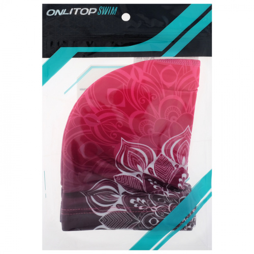 Шапочка для плавания Lyc розовая 3589388 фото 4