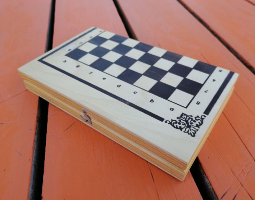 Шахматы походные 25х14,5х3,5 см ШК-22 995901 фото 2 Шахматы походные 25х14,5х3,5 см ШК-22 995901 фото 2