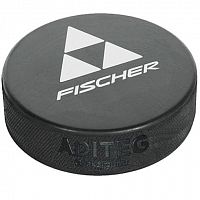 Шайба большая 7,6 см черная Fischer Game Pucks Logo H051223 370697