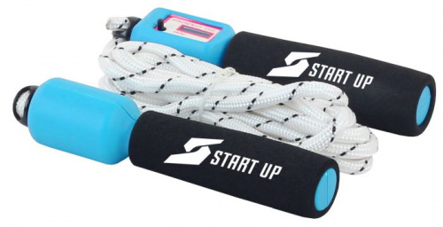 Скакалка со счетчиком 2,75 м веревочный шнур Start Up NT18036