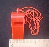 Свисток пластик ширина 1,9 см 55333