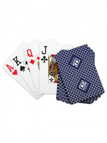 Карты 54 шт Poker Go синие ИН-9065 фото 2