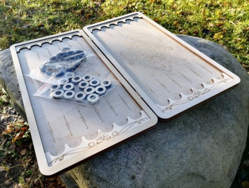 Нарды 50х25х2,8 см "Лазер" GreenL 995801 фото 2 Нарды 50х25х2,8 см "Лазер" GreenL 995801 фото 2