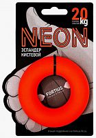 Эспандер кистевой 20 кг оранжевый Fortius Neon 998284