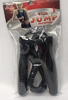 Скакалка 3 м ПВХ шнур Jump Rope черная JPL-5105 01914