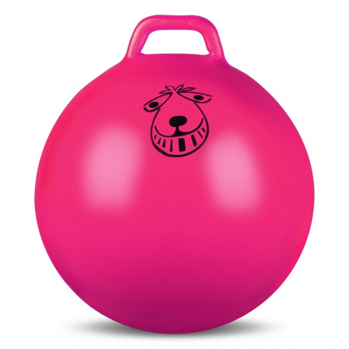 Мяч фитнес 45 см с ручкой Розовый JB2-45(IN093-IN005) 01186