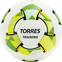 Мяч футбольный №5 Torres Training бело-зеленый F320055 12418