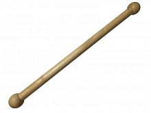 Палка гимнастическая деревянная 0,84 м d 22-25 мм ПГ02 с шариками