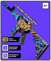 Макет автомата дерево М4А1 с глушителем Year of the tiger Standoff 00771