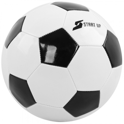 Мяч футбольный №5 для отдыха Start Up E5122 черно-белый 354982