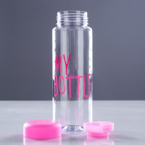Бутылка для воды 500 мл черный чехол "My bottle" 3516276 фото 5