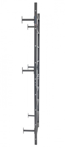 Шведская стенка ДТ (выс-2,3м, шир-0,65м) графит с пвх, разборная 997960 фото 4