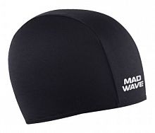 Шапочка для плавания Lyc Poly II черный подростковая 01W