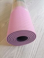 Коврик для йоги 0,6х61х183 см розово-фиолетовый TPE Yoga mat 00756-13