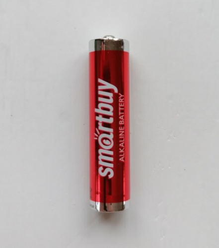 Батарейка AAA 1 шт LR03 Smartbuy красная 4шт/уп 13252