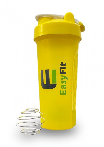 Шейкер 600 мл EasyFit желтый 03546