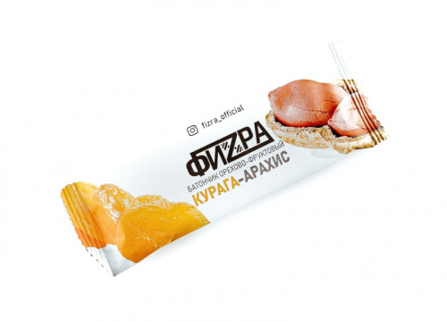Батончик 40 гр курага+арахис Физра
