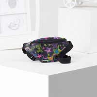 Сумка на пояс черный звезды 71051Д 5256032