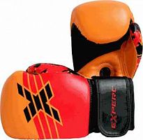 Перчатки боксерские 10 унц BGRC-1210 FIGHT EXPERT MILITARY красный Атака