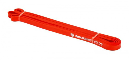 Эспандер-кольцо замкнутое 2,08м х 4,5мм х 1,0 см красный 12 кг I am machine 998058