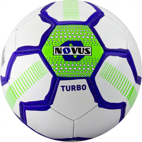 Мяч футбольный №5 Novus Turbo бел-син-салат Atemi 02287