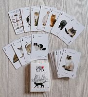 Карты 54 шт Коты Cats love SPb Мосты. Спас 330051